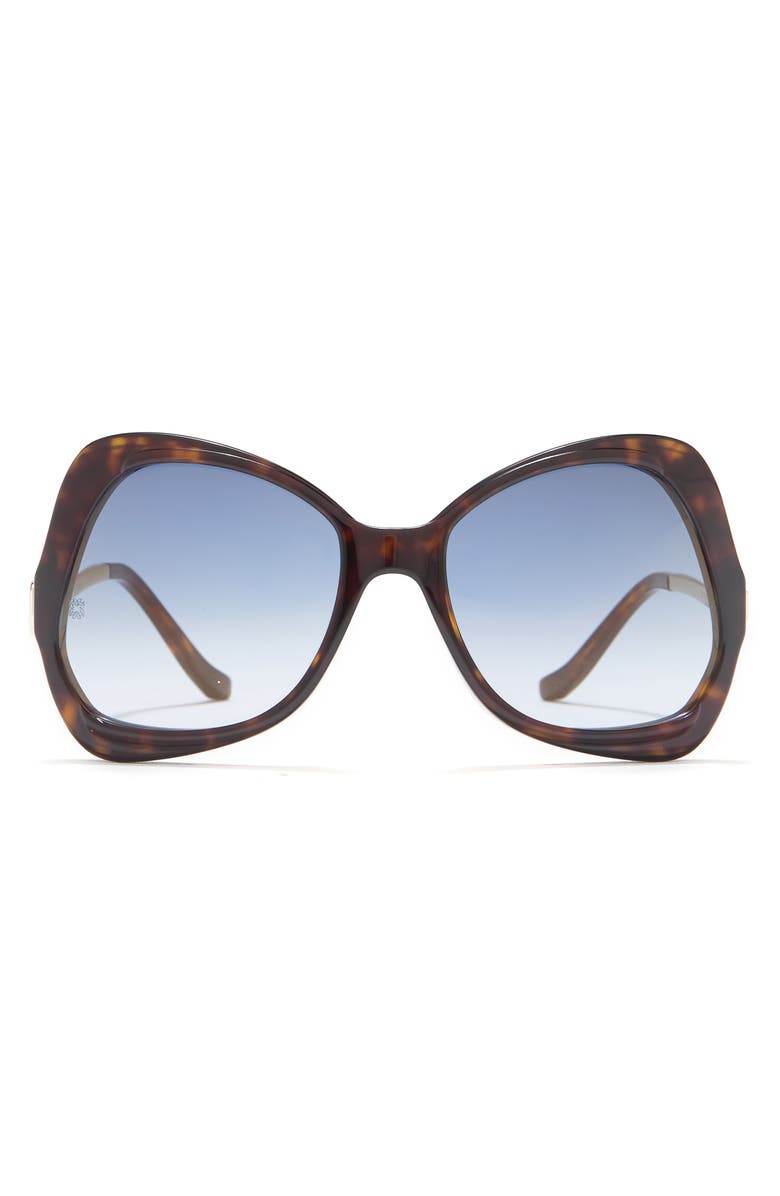 Elie Saab 57mm Square Sunglasses, Main, color,