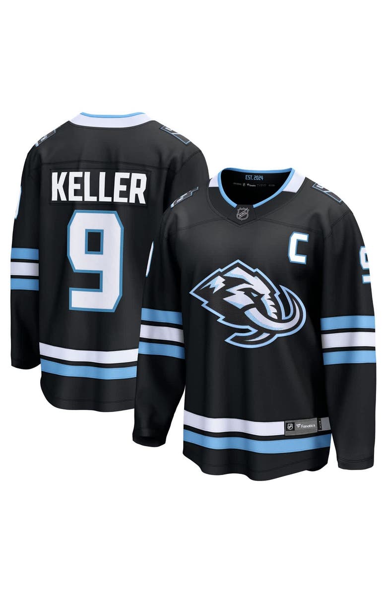FANATICS Men's Fanatics Clayton Keller Black Utah Mammoth Home Breakaway Player Jersey, Main, color, Black