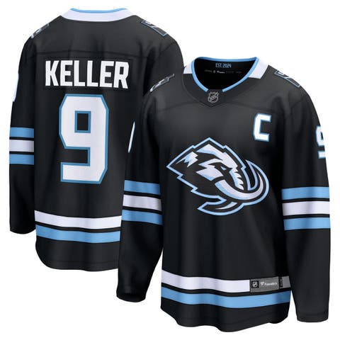 Men's Fanatics Clayton Keller Black Utah Mammoth Home Breakaway Player Jersey