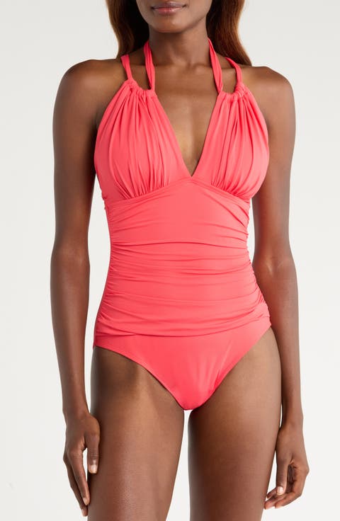 Island Goddess Convertible High Neck One-Piece Swimsuit