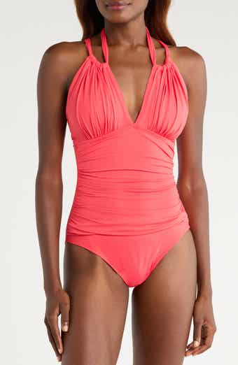 La Blanca Island Goddess Convertible High Neck One-Piece Swimsuit