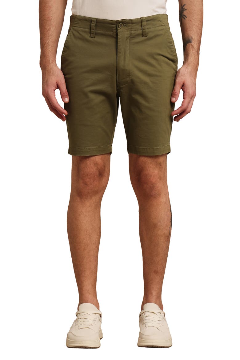 Men's Stretch Cotton Chino Short, Main, color, Olive