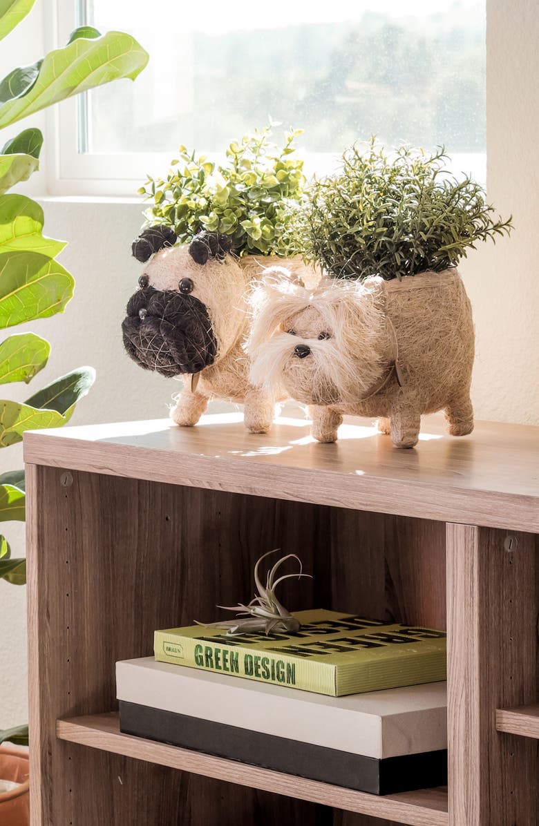 LIKHA Westie Handwoven Planter, Alternate, color,
