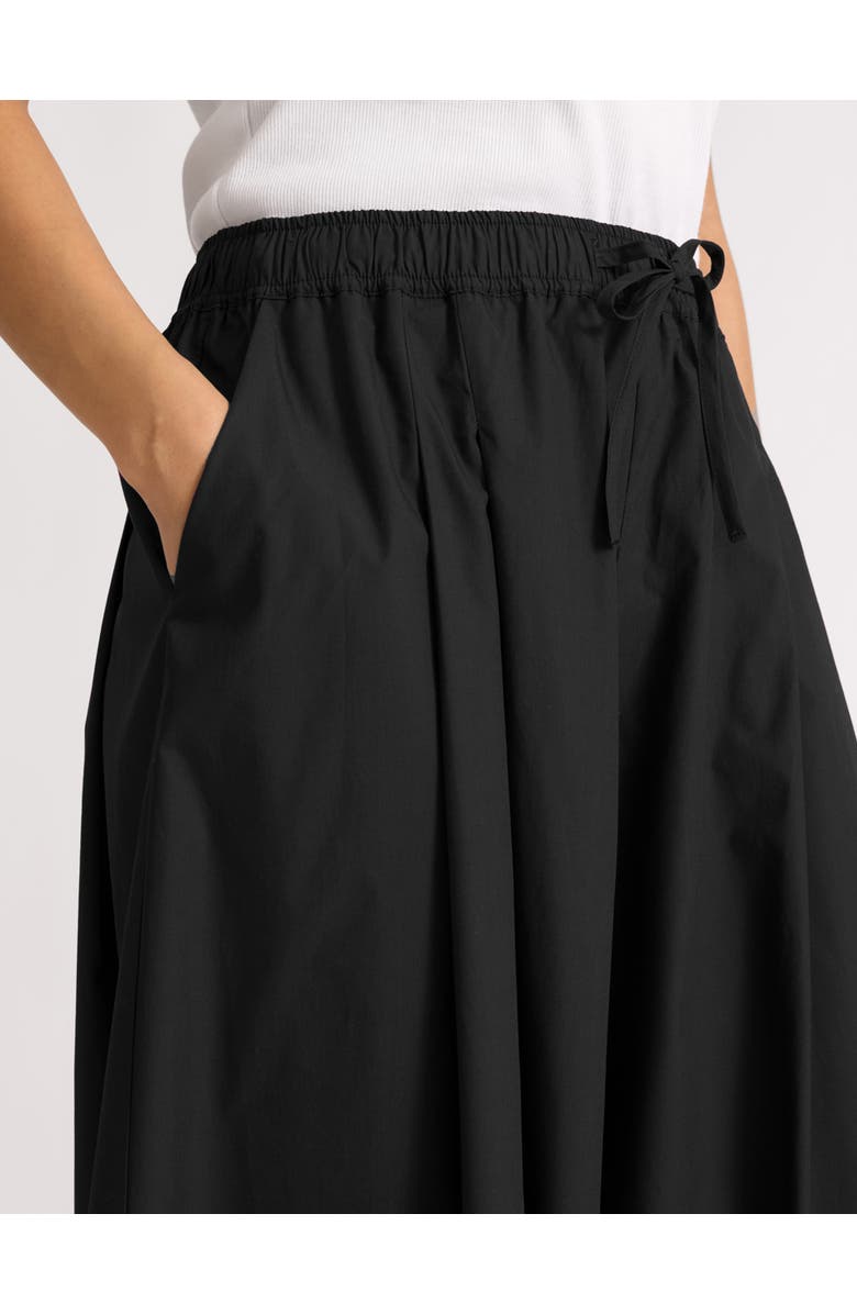 Albaray Cotton Super Wide Leg Culottes, Alternate, color, Black