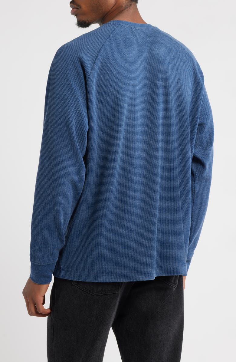 BP. Thermal Long Sleeve Raglan T-Shirt, Alternate, color, Navy Iris Washed
