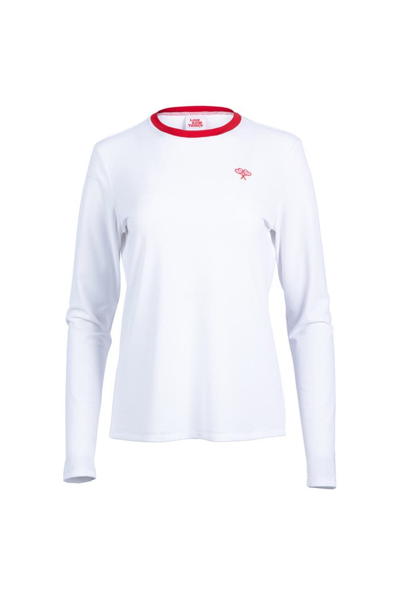 Women's Reena Pique Top, Main, color, Red