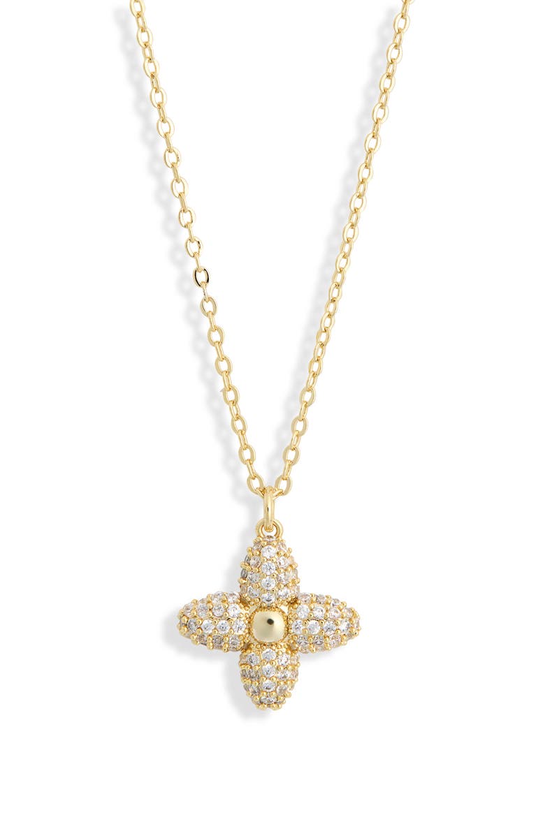 Showstopper Pendant Necklace, Main, color, GOLD
