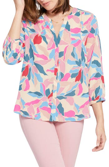 Nydj Pintuck Blouse In Graceway