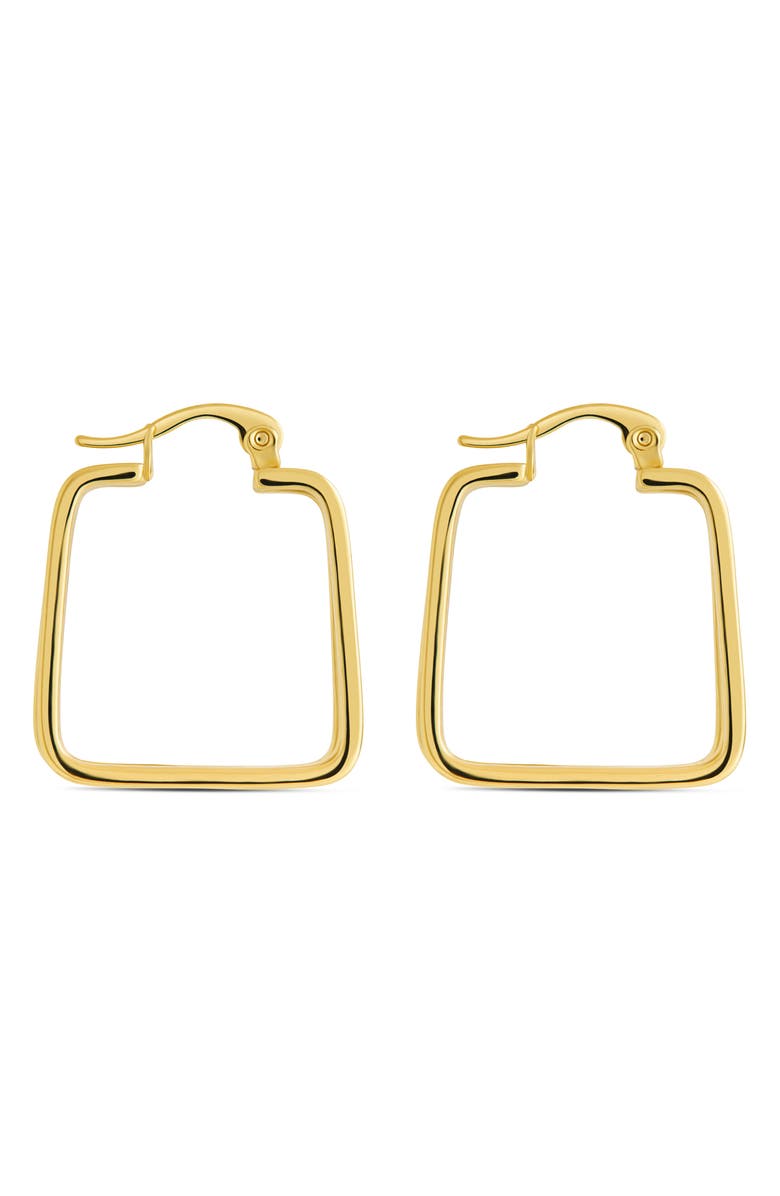 Sterling Forever Triple Bar Hoop Earrings, Alternate, color, Gold