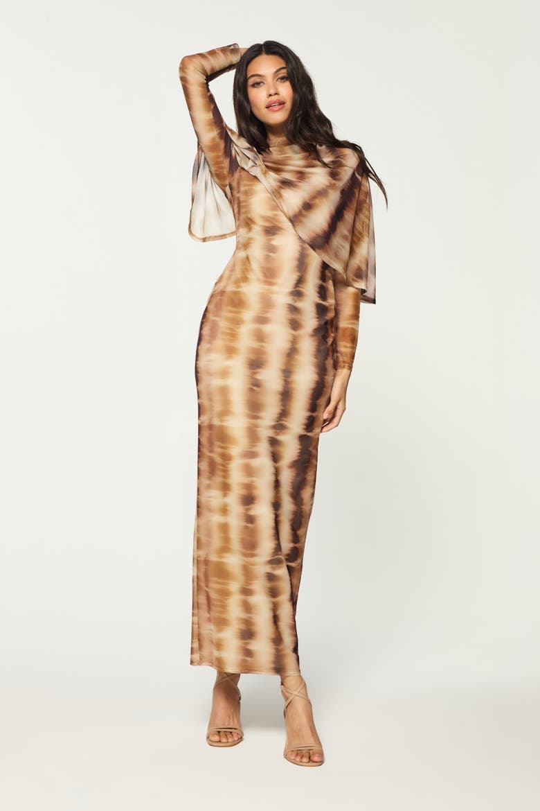 Capella Dress, Alternate, color, Tie dye print