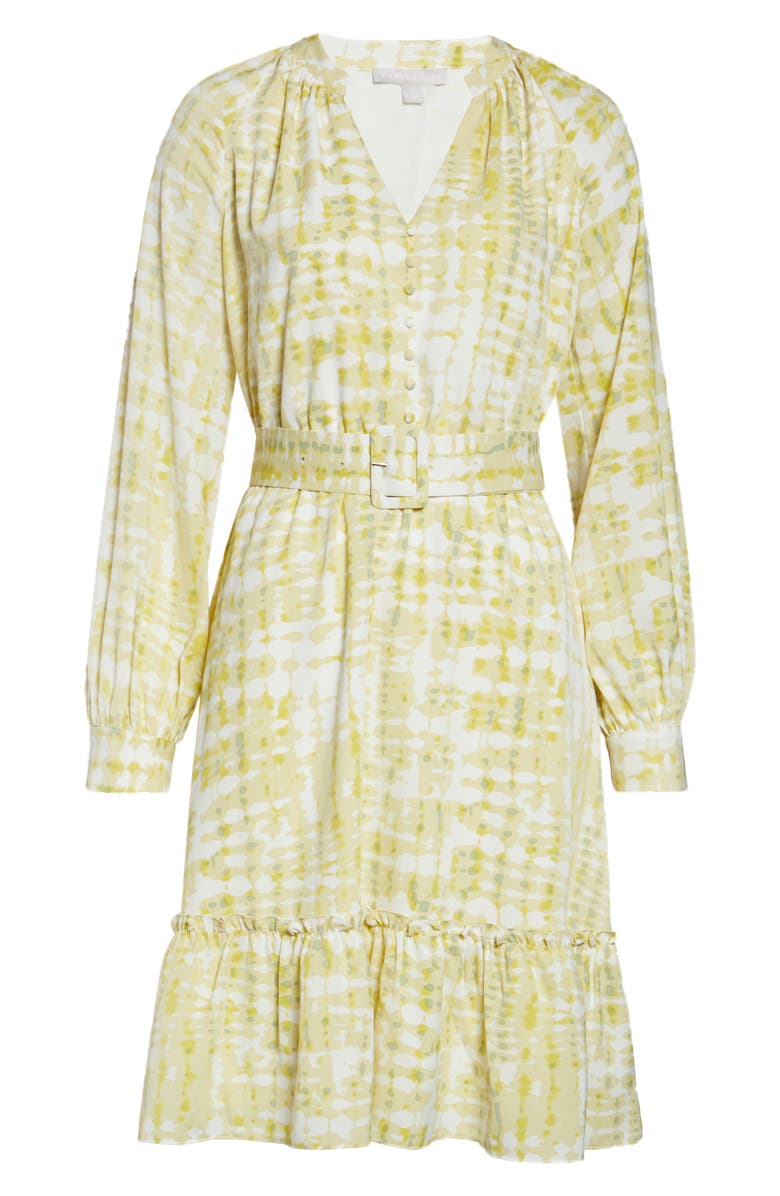 Chelsea28 Long Sleeve Button Front Dress, Alternate, color, 