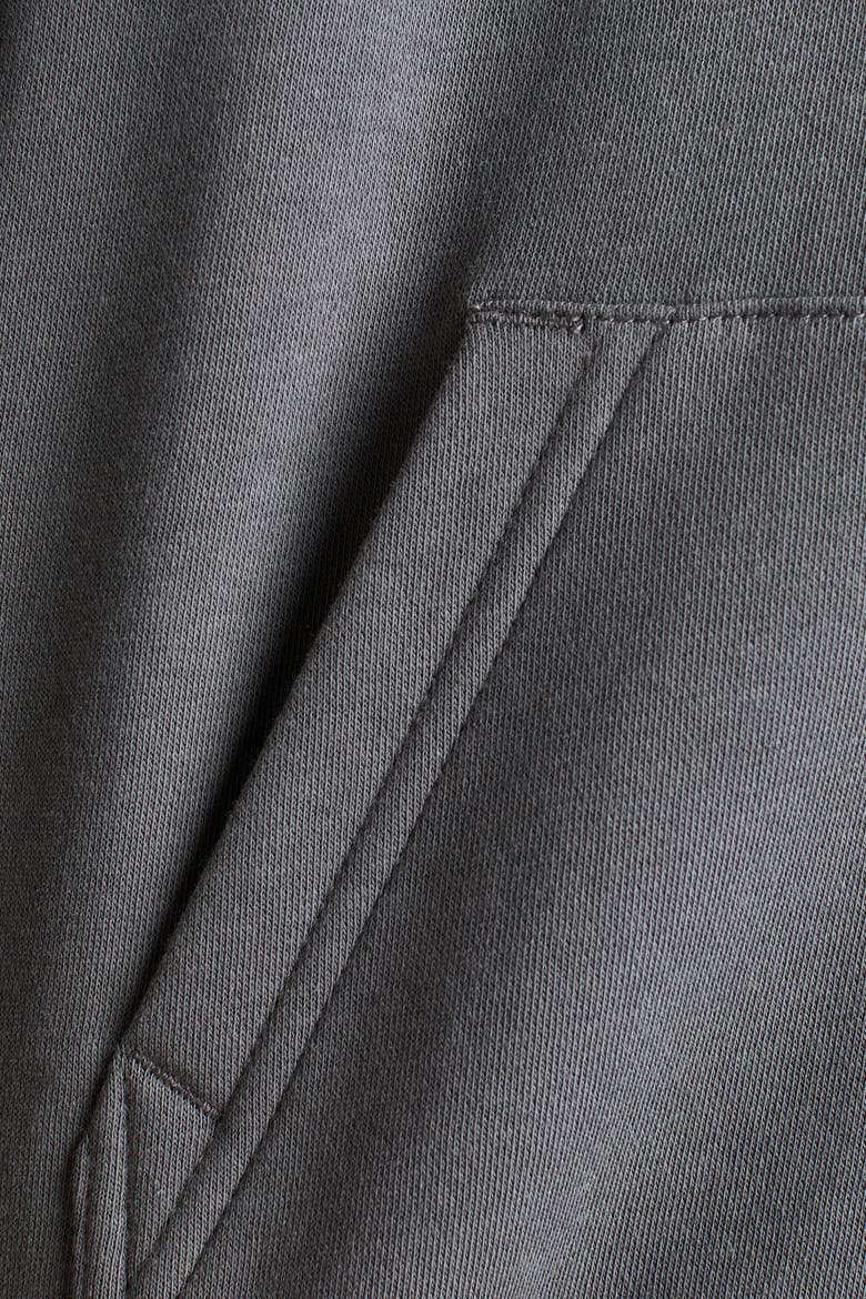 Brushed-Inside Hoodie, Alternate, color, Dark gray
