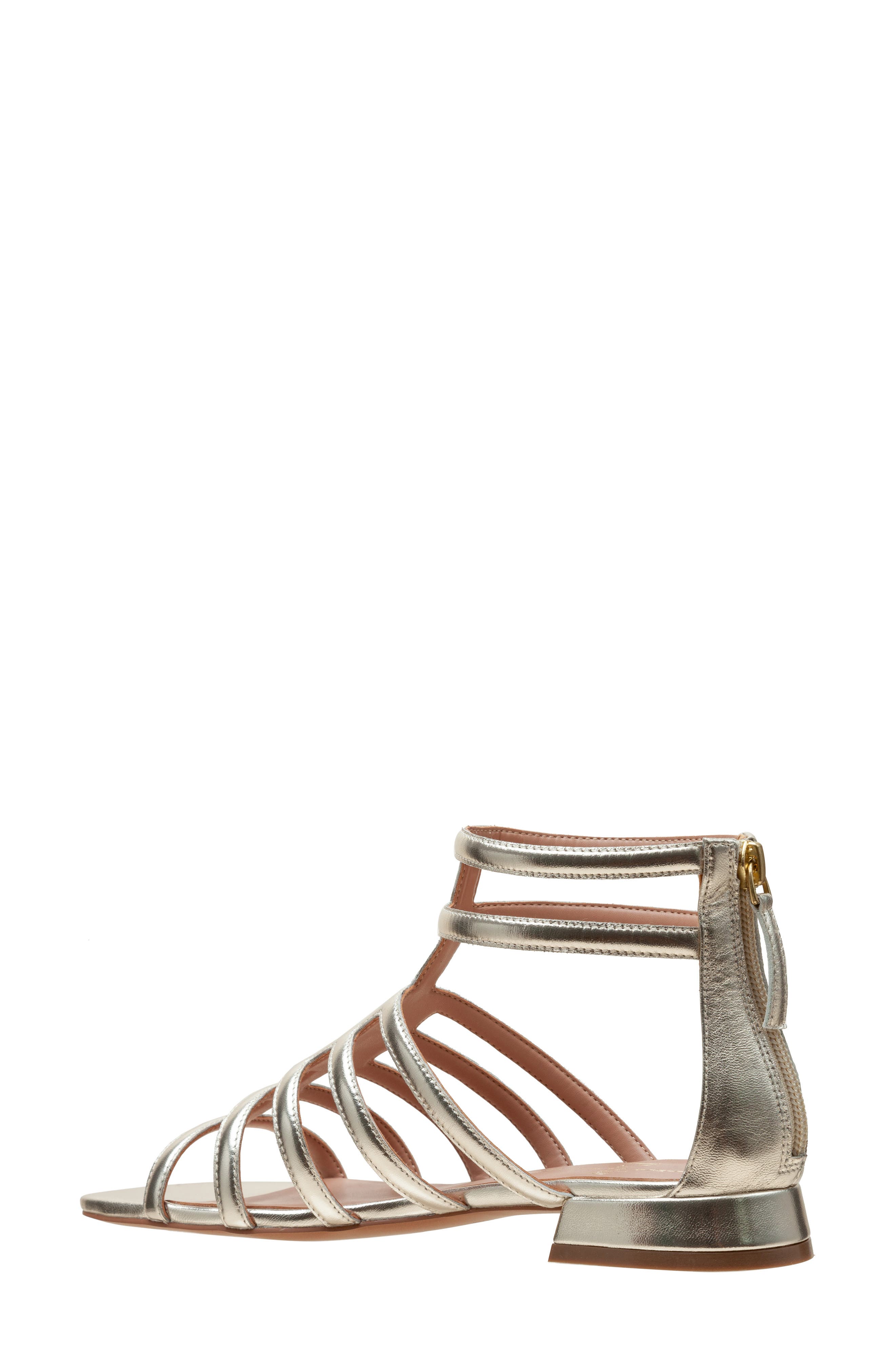 Lital Strappy Sandal, Alternate, color, PLATINO