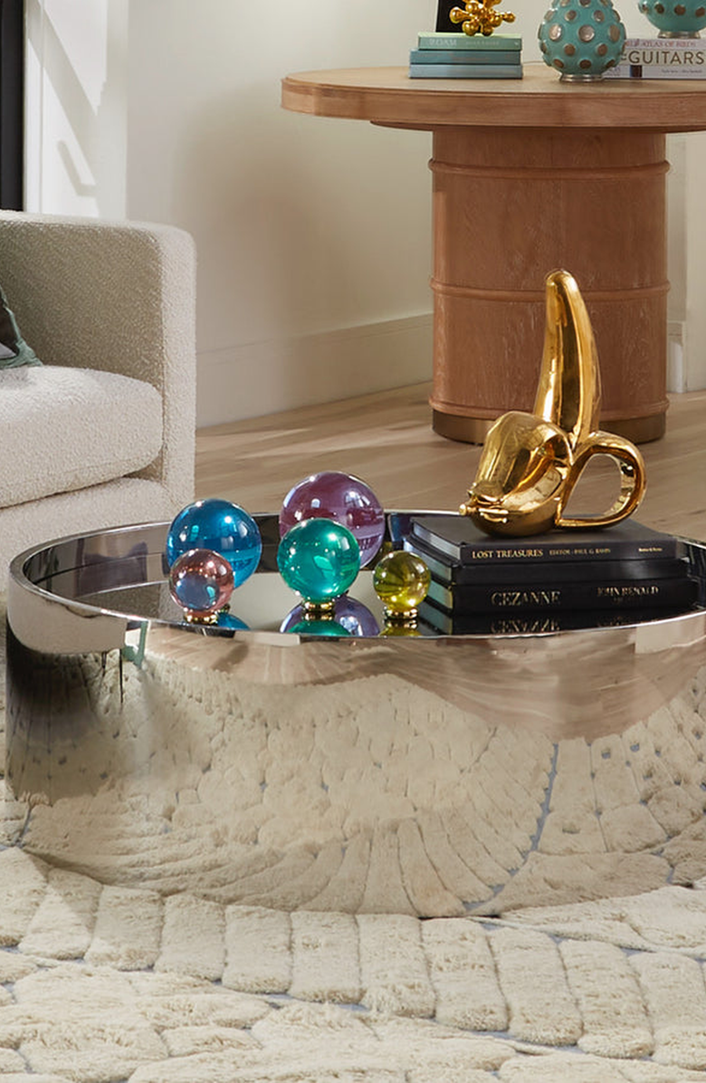 Jonathan Adler Acrylic Orb Set Sculpture, Alternate, color,