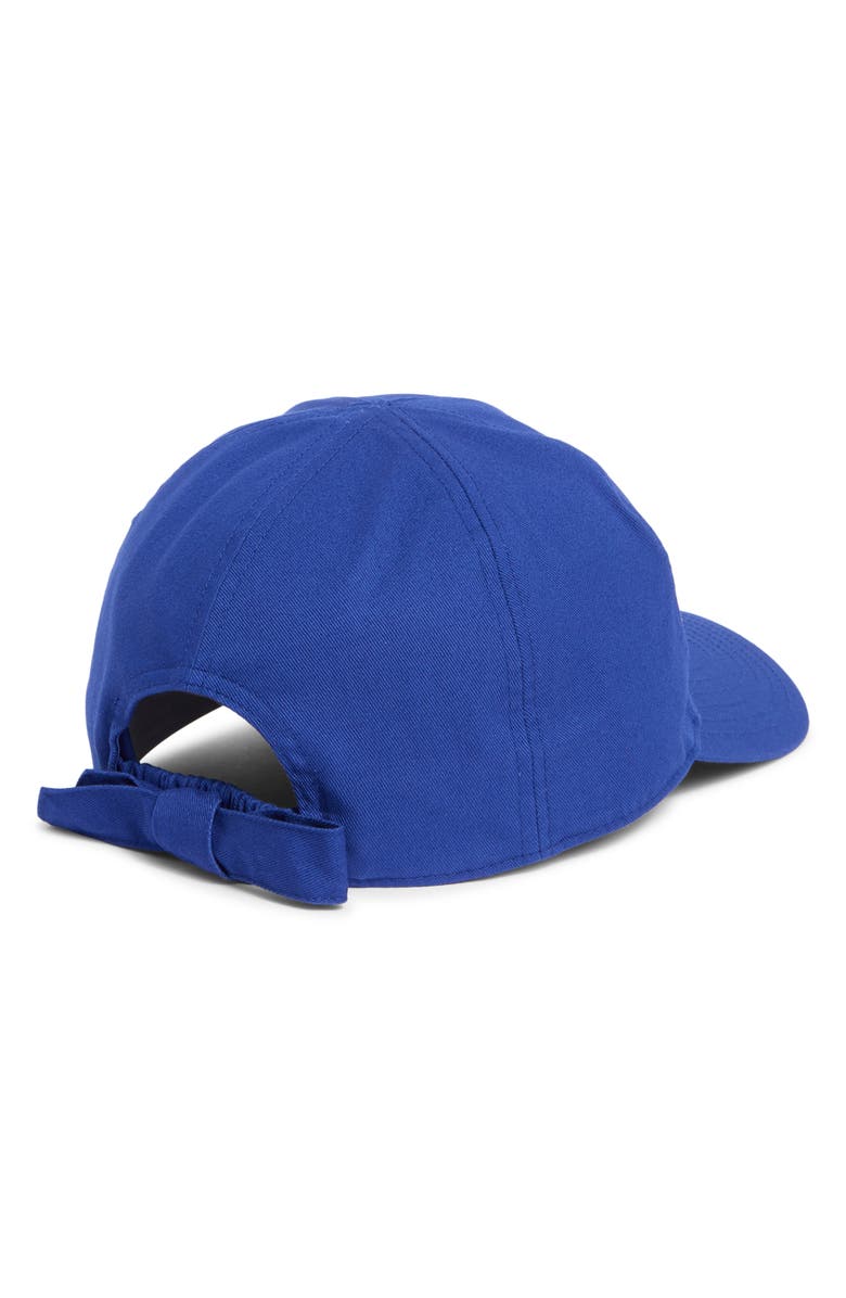 Kate Spade New York bow baseball cap, Alternate, color, Wild Blue Iris 400