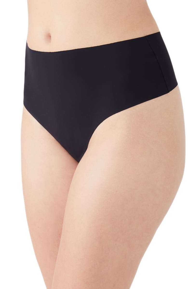 b.tempt'd by Wacoal b.bare High Waist Thong, Alternate, color, 