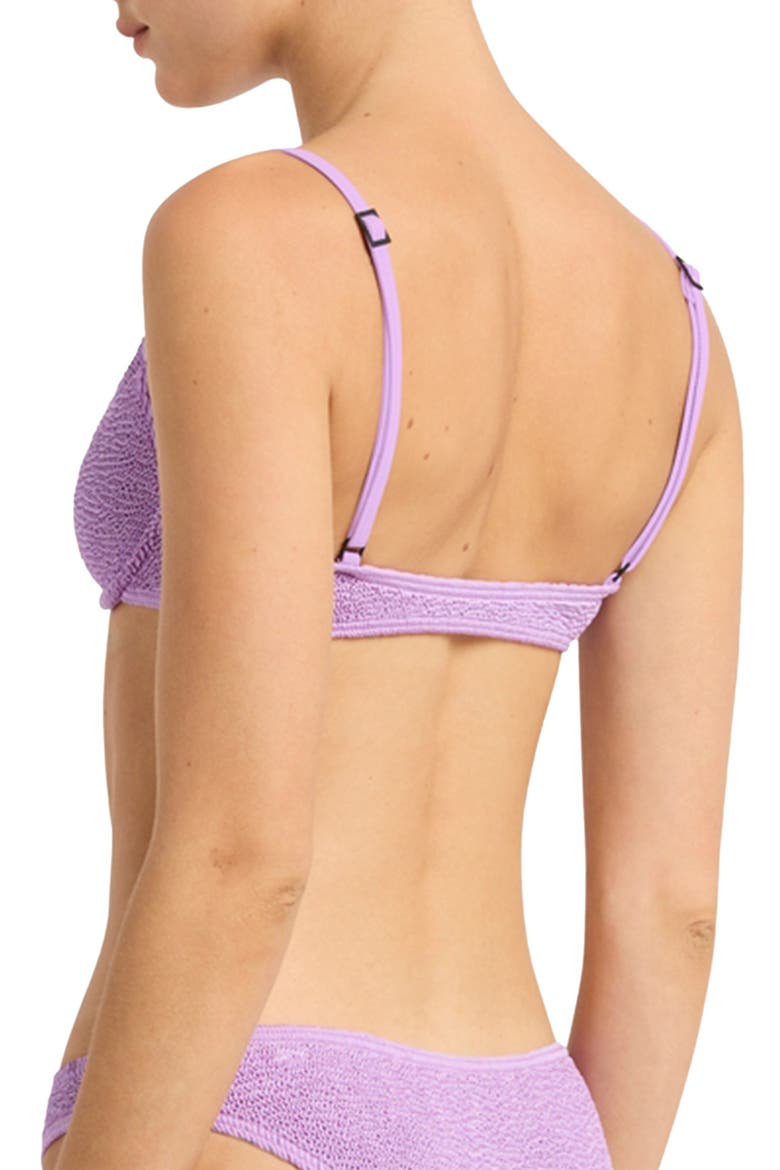 Gracie Underwire Bikini Top, Alternate, color, LILAC SHIMMER