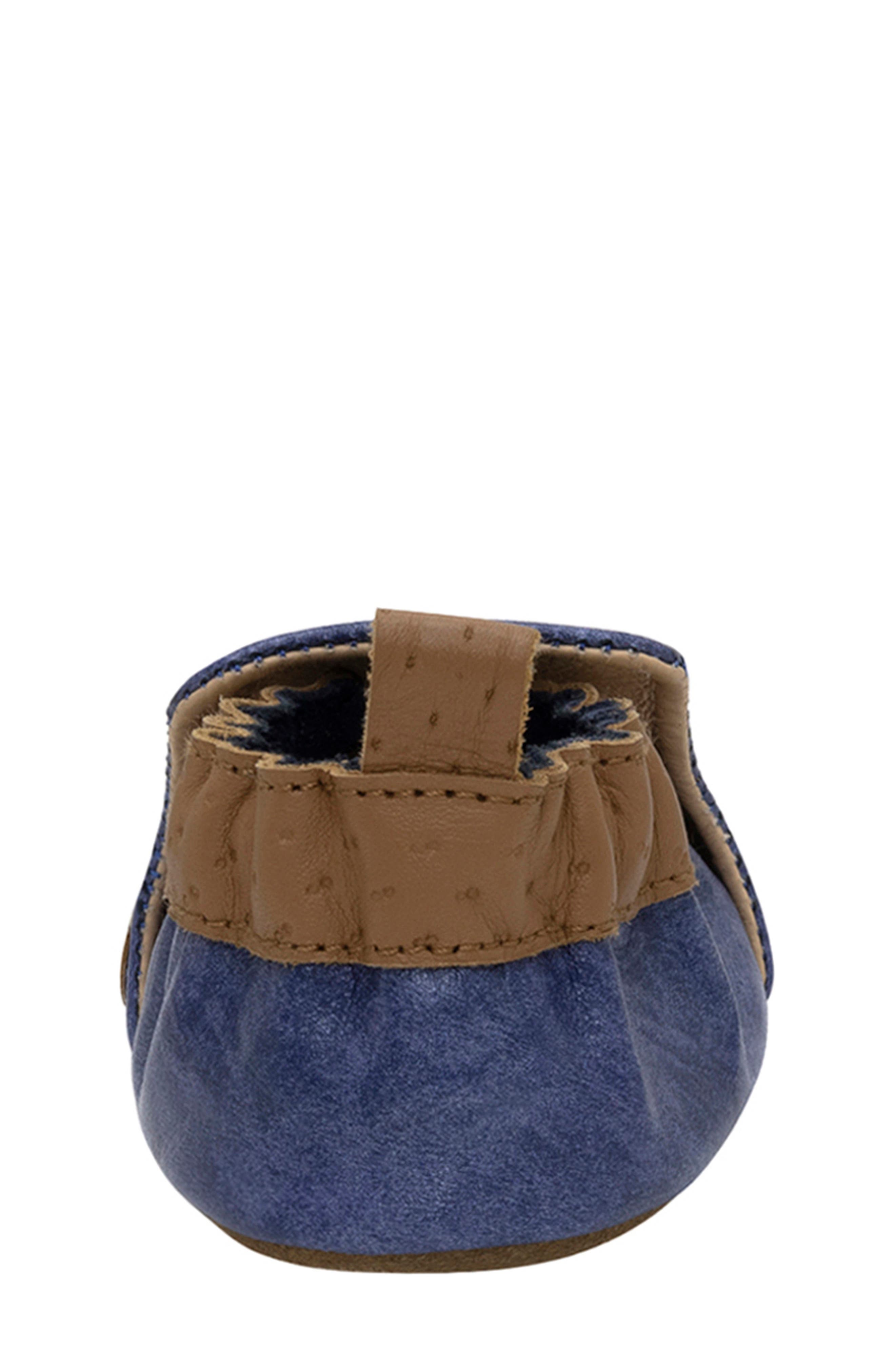Robeez<sup>®</sup> Under the Stars Crib Shoe, Alternate, color, Dark Blue