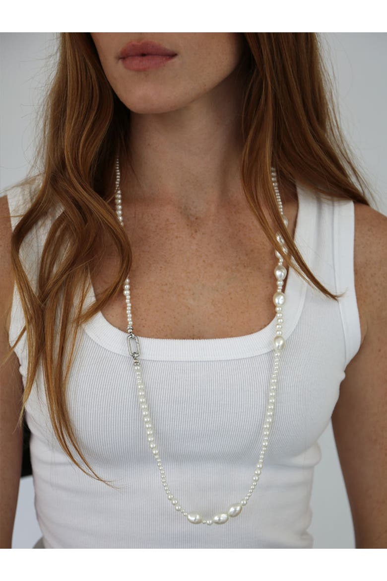 Coco Necklace, Alternate, color, Pearl