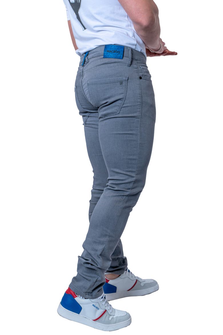 Athletic Fit Stretch Jeans, Alternate, color, GREY