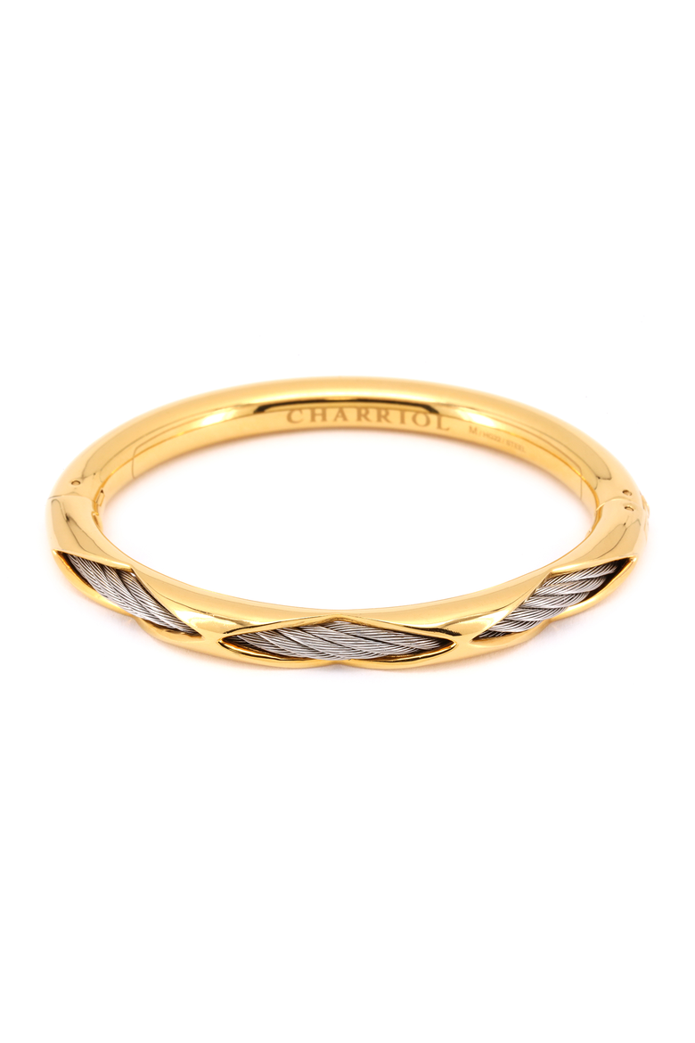 Celtic Dream Bangle, Main, color, Yellow gold PVD