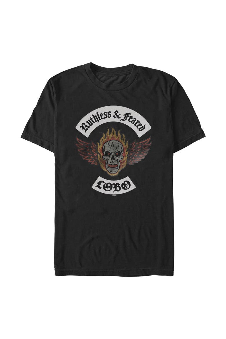 Men's Supergirl Ruthless And Feared Patch  Graphic T-Shirt, Main, color, Black