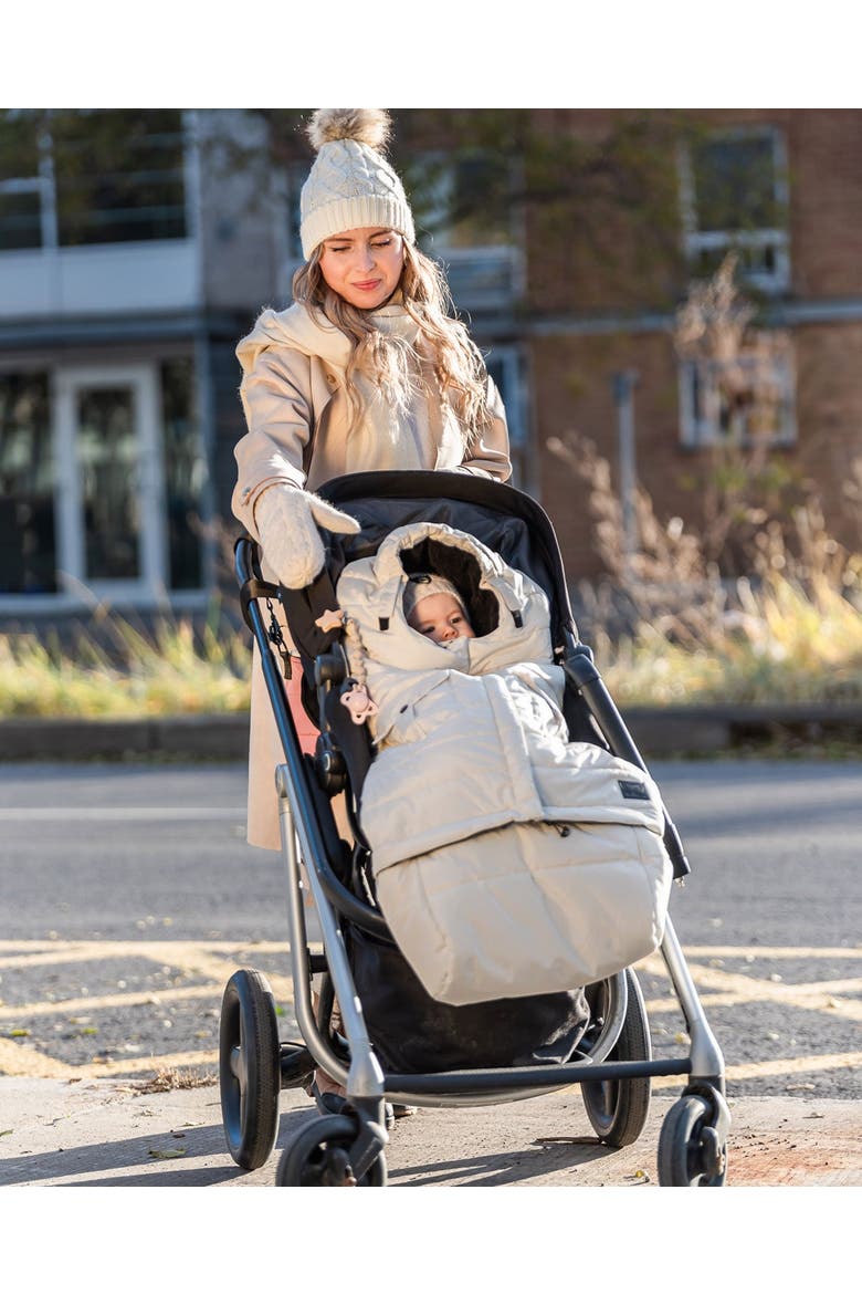Baby Unisex Evolutive Baby Footmuff Silver White, Alternate, color, Silver Birch