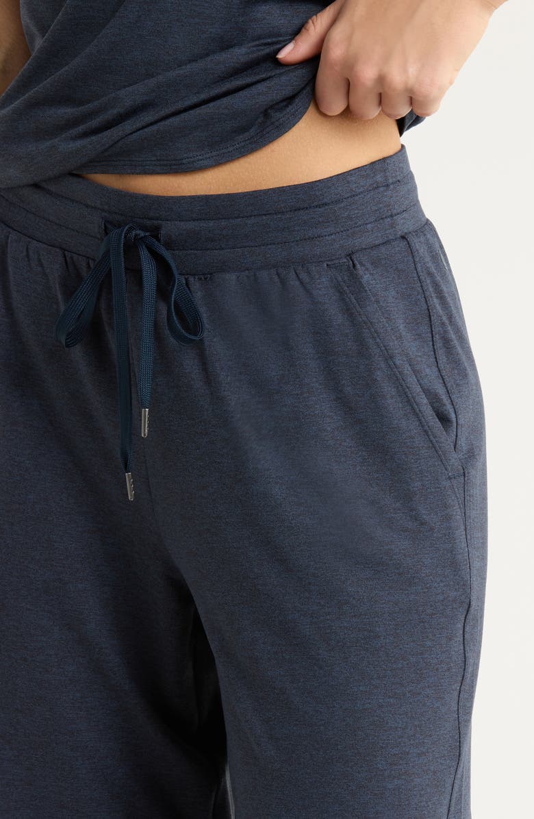 Zella Restore Soft Straight Leg Drawstring Pants, Alternate, color, Navy Sapphire