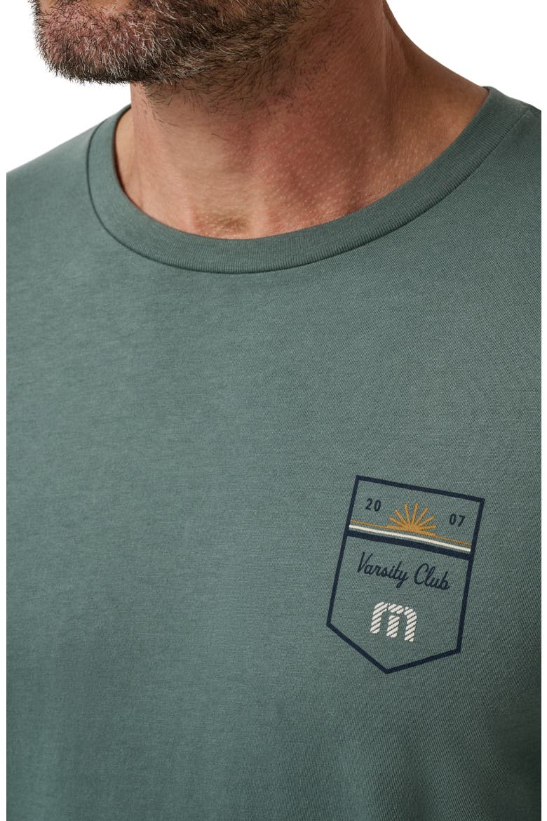 Club Charm Graphic T-Shirt, Alternate, color, BALSAM GREEN