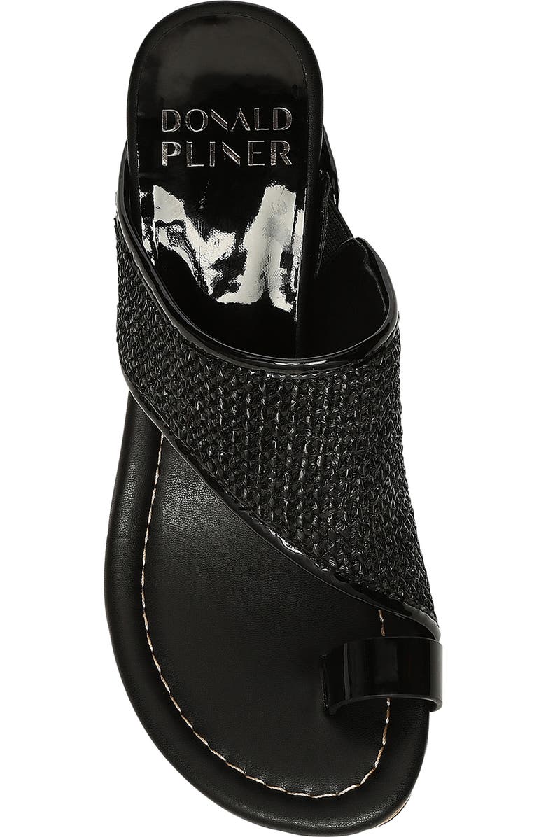 Donald Pliner Platform Wedge Sandal, Alternate, color, Black