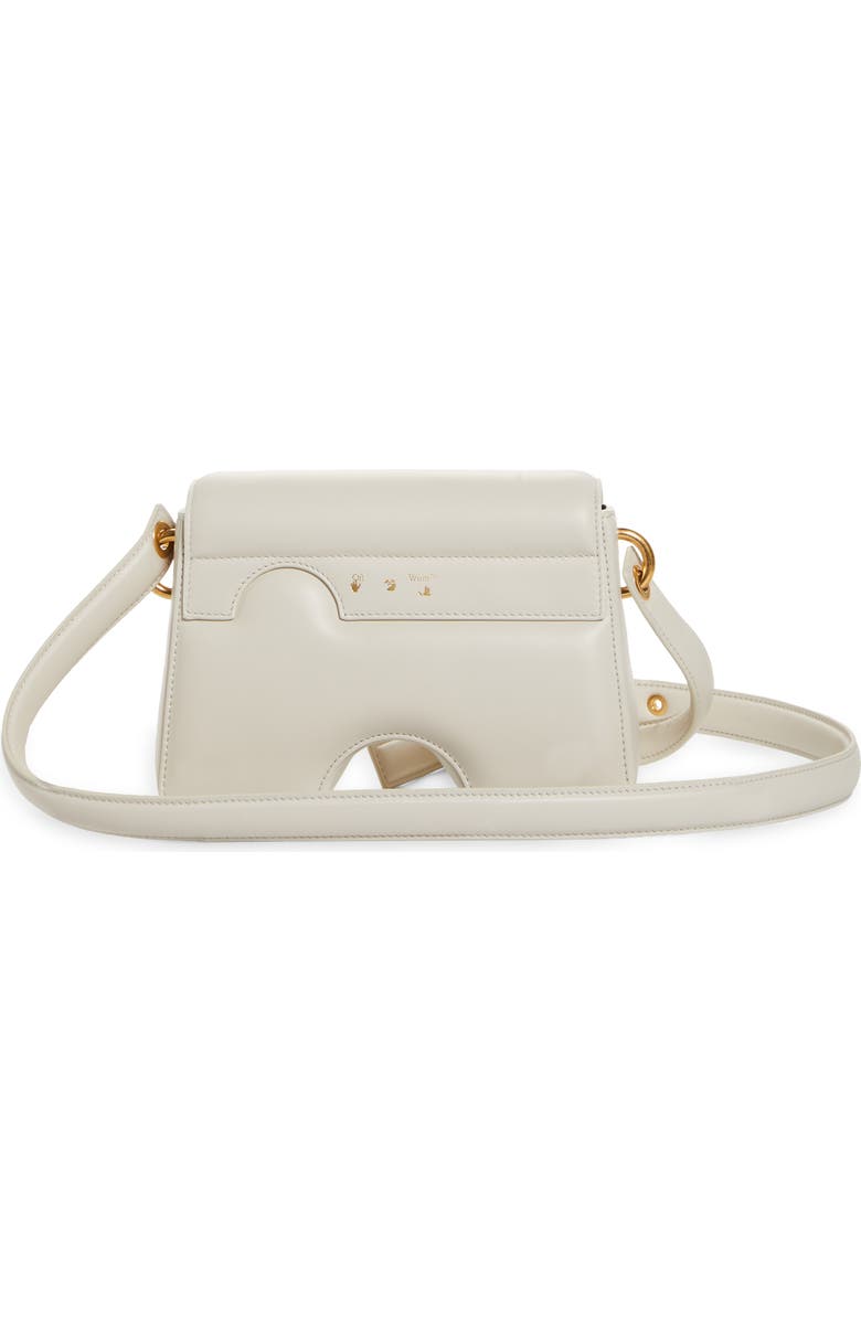 Off-White Burrow 22 Leather Shoulder Bag, Alternate, color,