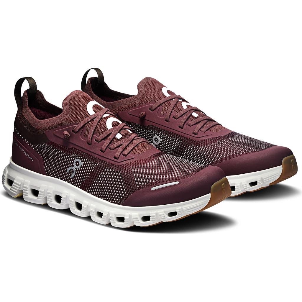 On Cloud 6 Versa Sneaker In Burgundy