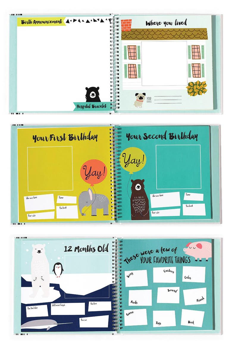 'Baby's First Year' Memory Book, Alternate, color, MULTI