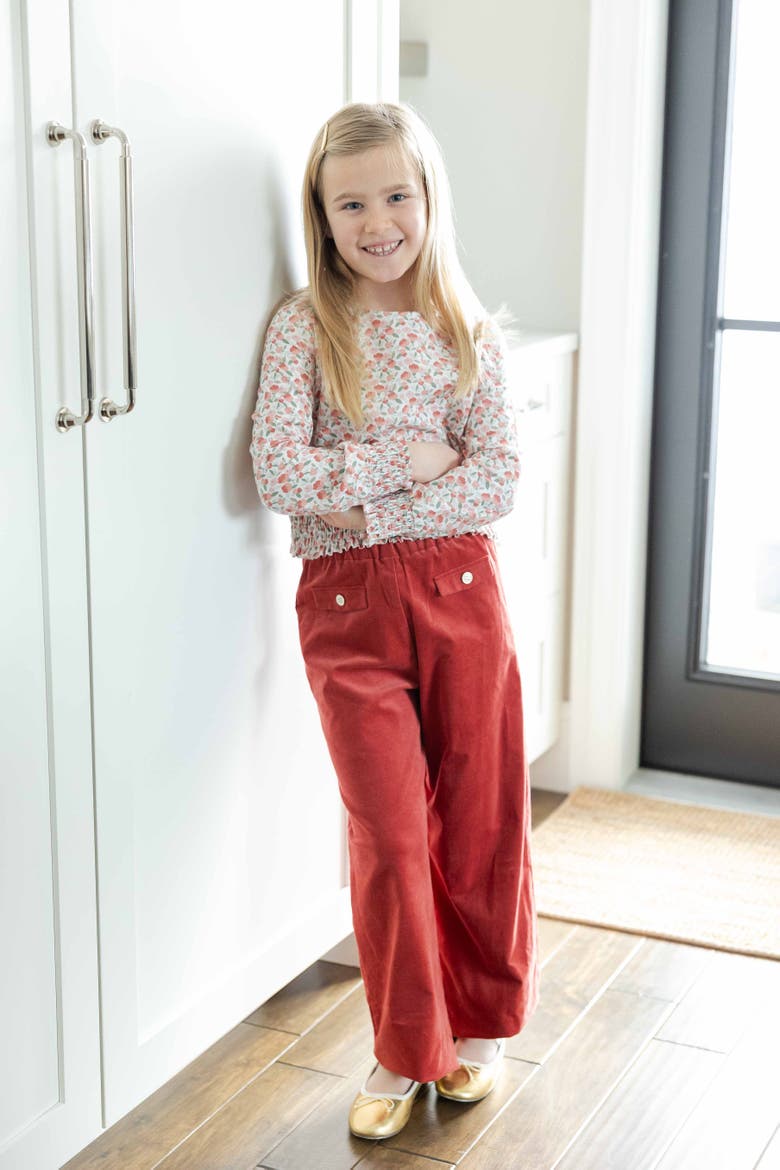 Floral Top with Rouching, Alternate, color, Pink Floral