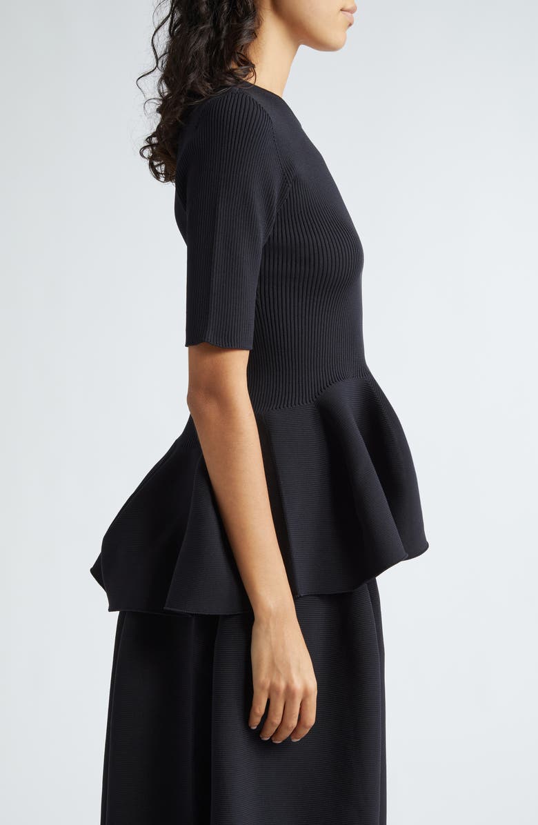 CFCL Pottery Rib Peplum Top, Alternate, color,