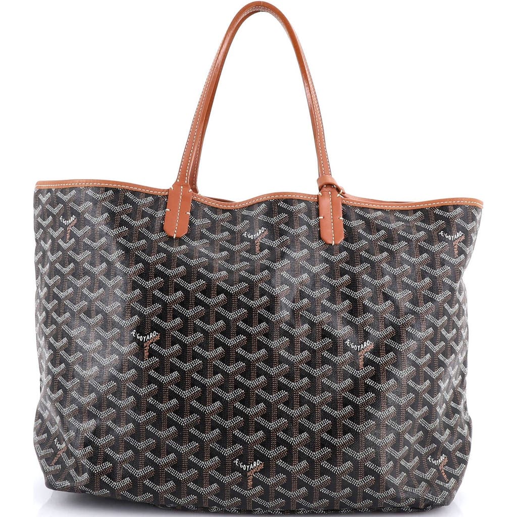 Pre-owned Goyard Goyard Saint Louis Tote Coated Canvas Pm In Multi