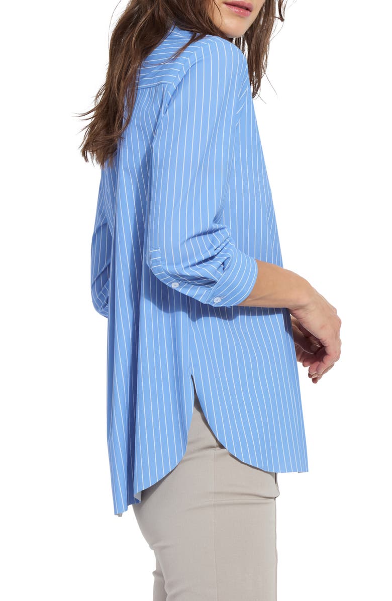 Lysse Schiffer Stripe Button-Up Shirt, Alternate, color, Fresh Chic Stripe