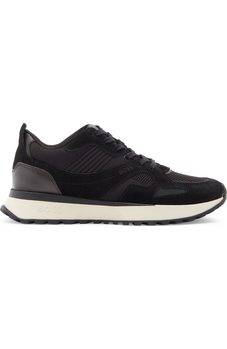 BOSS Jonah Runn Sneaker, Alternate, color, Black