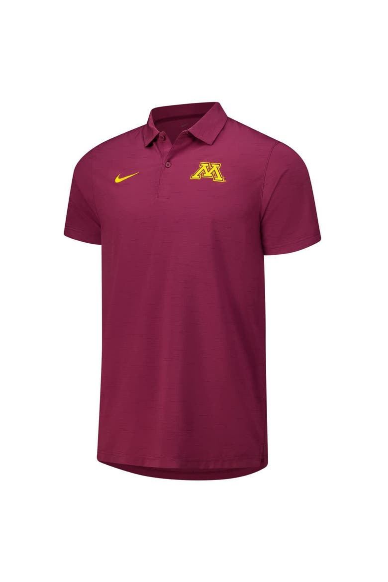 Men's Nike Maroon Minnesota Golden Gophers Performance Polo, Alternate, color, Maroon