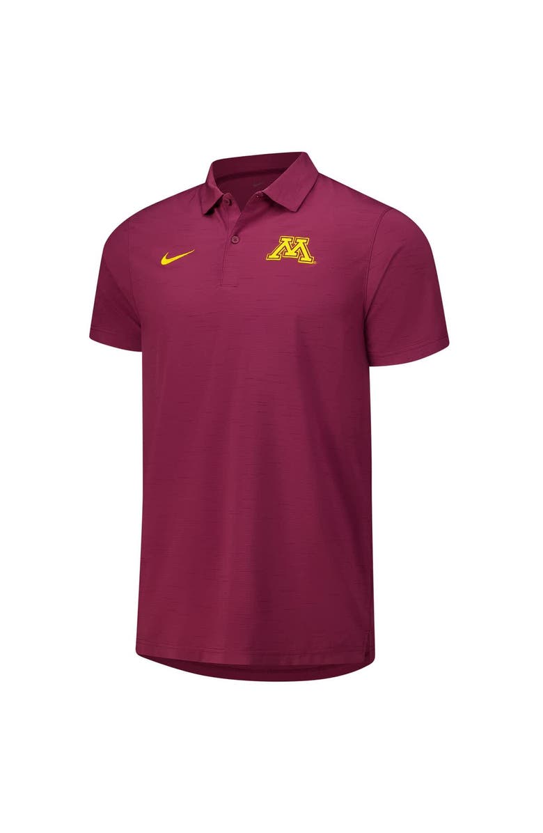 Nike Men's Nike Maroon Minnesota Golden Gophers Performance Polo, Alternate, color, Maroon