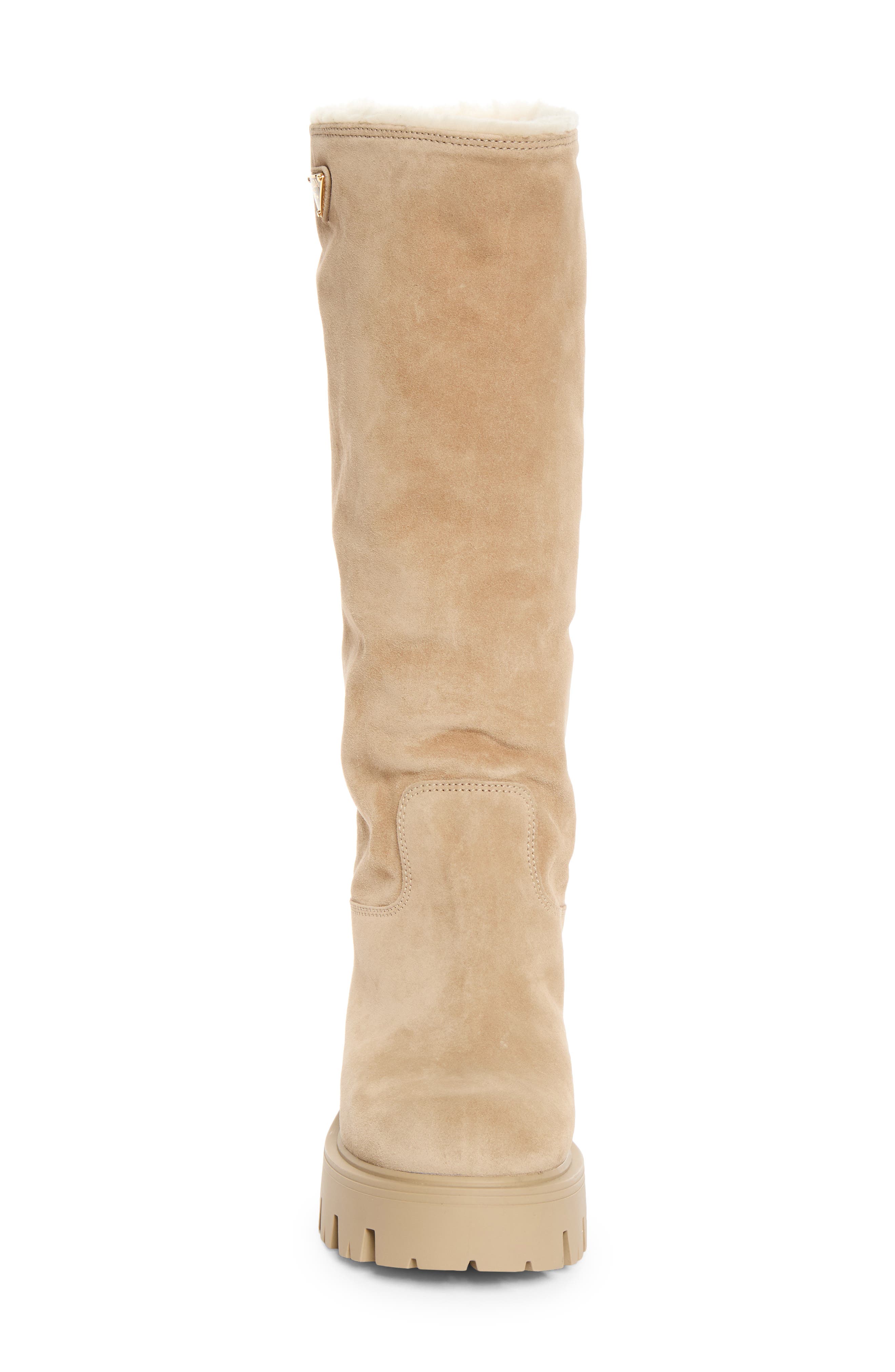 Genuine Shearling Boot, Alternate, color, F0F24 DESERTO
