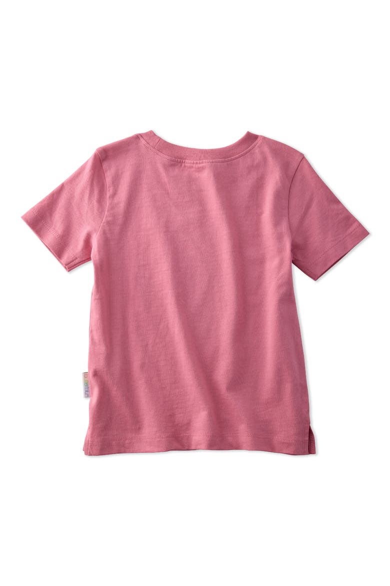 Taylor Organic Cotton T-Shirt, Alternate, color, SUNNY PINK RAINBOW