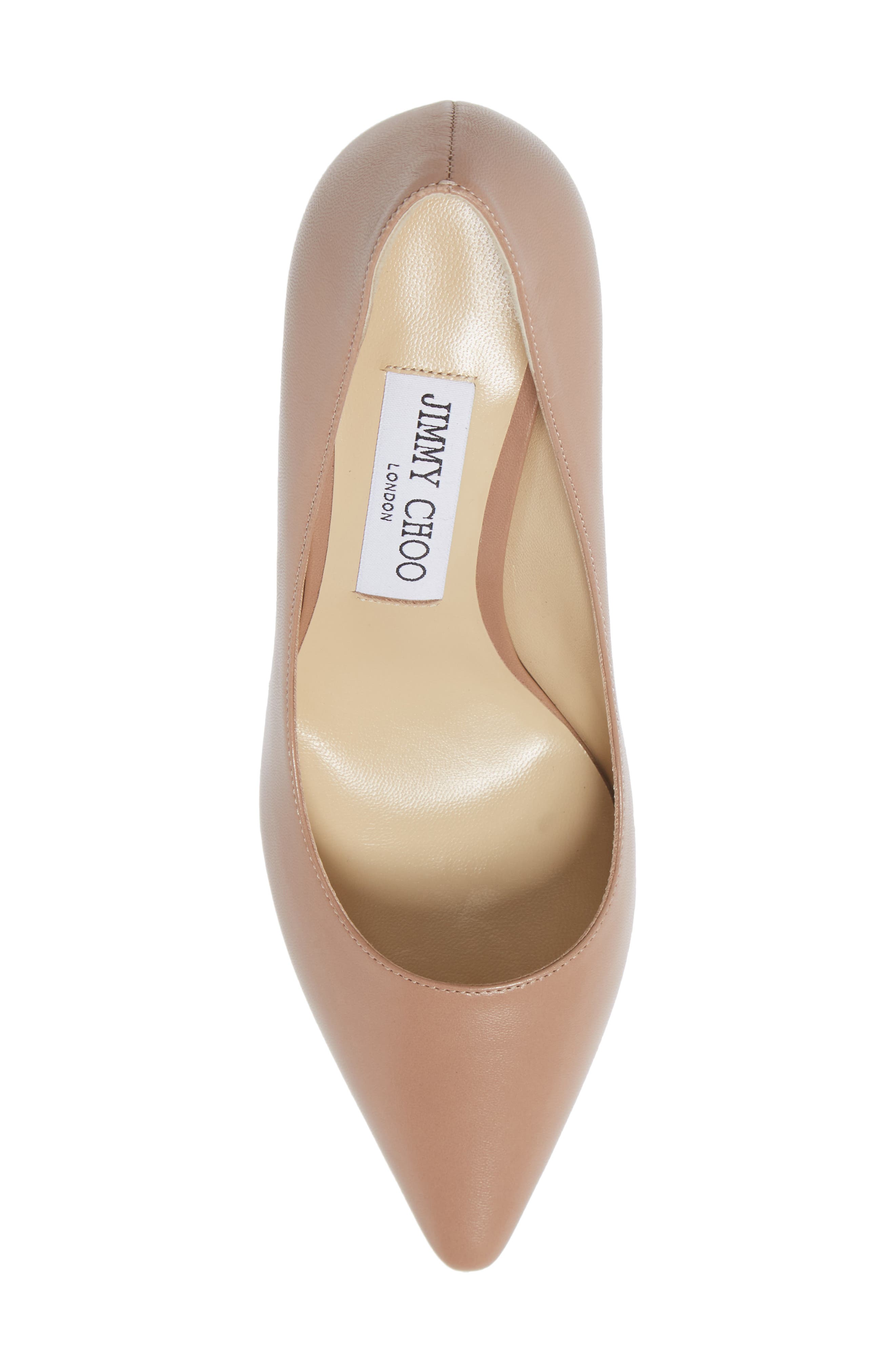 Jimmy Choo Romy 85 Leather Pump, Alternate, color, Ballet Pink