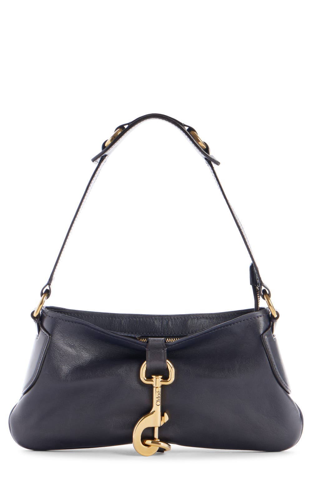 Kerala 25 Leather Shoulder Bag, color, 44C BLACK NAVY