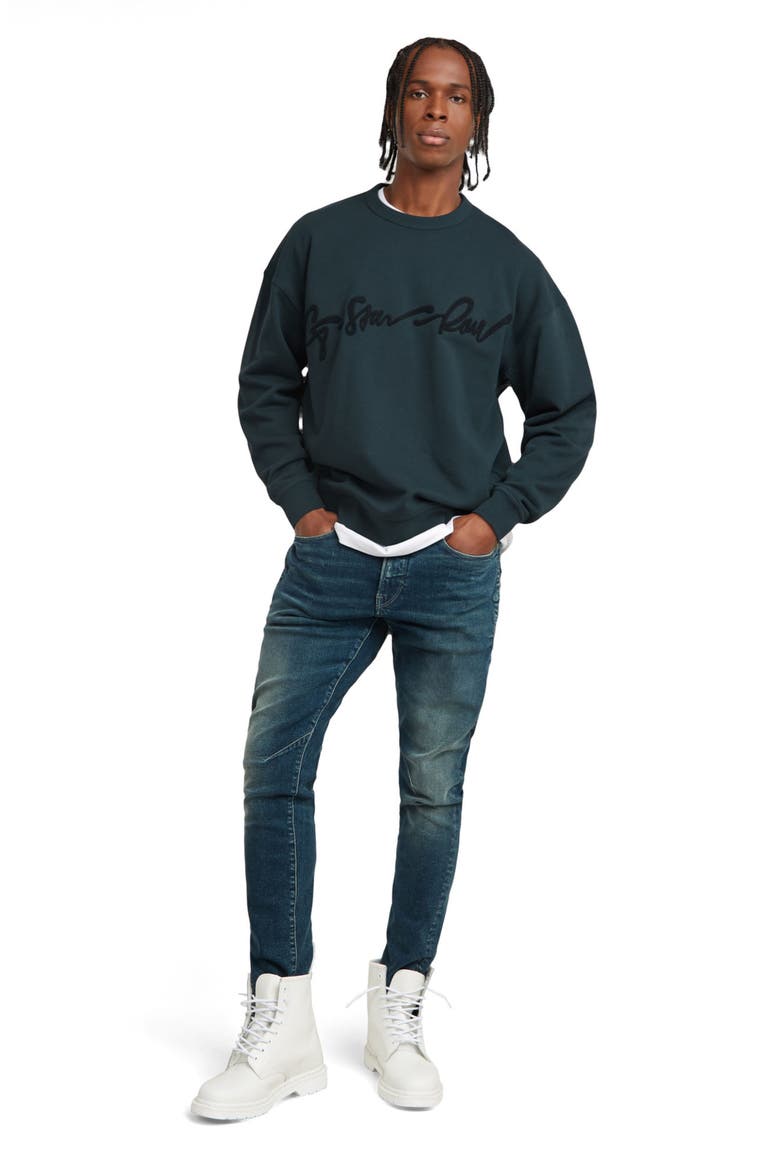 D-Staq 3D Slim Fit Jeans, Alternate, color, WORN IN MEADOWS