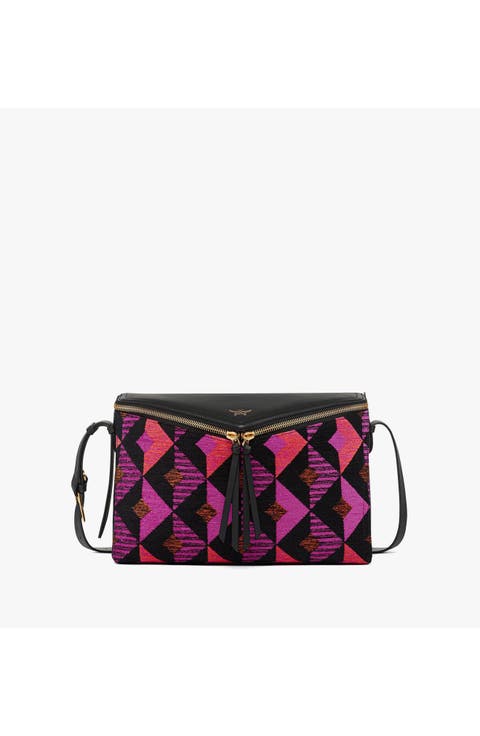 Medium Diamant 3D Shoulder Bag in Diamond Jacquard