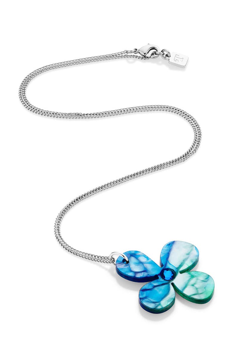 Toolally Daisy Pendant Necklace - Blue Lava, Alternate, color, Blue Lava