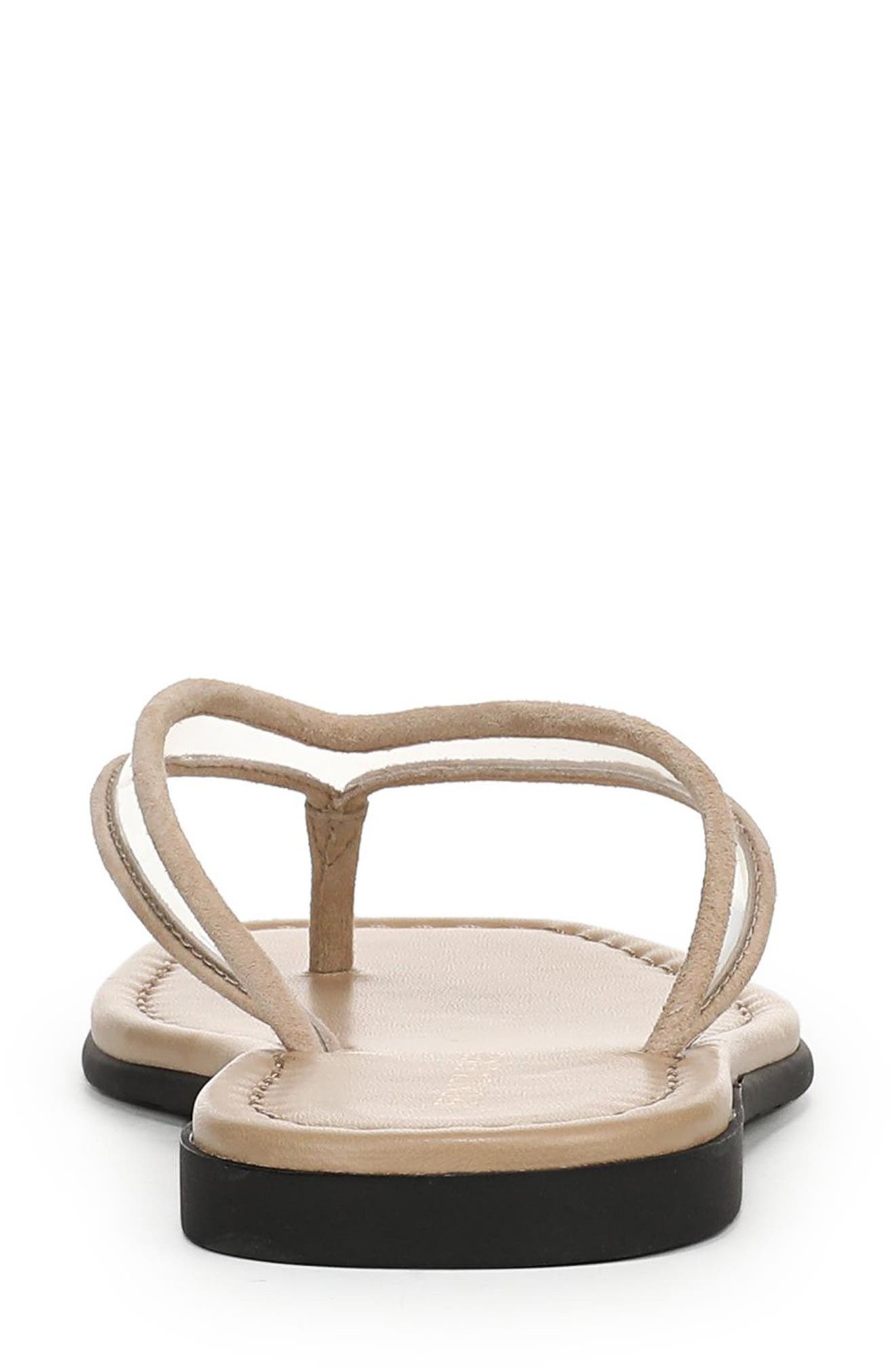 Veronica Beard Clea Flip Flop, Alternate, color, Clear/Sand