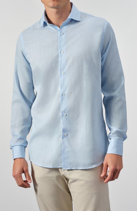 Linen & Tencel Button Up Shirt