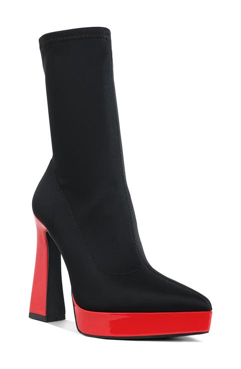 Rabha Contrast Platform Boot (Women)